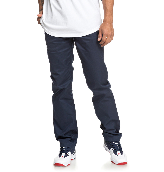 dcshoes, Worker Straight Fit Jeans, BLACK IRIS (btl0) 0 Worker Straight Fit Jeans Blue EDYNP03136 DC Shoes