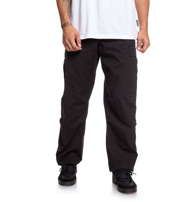 dcshoes, Infield Military Cargo Pants, BLACK (kvj0) 0 Infield Military Cargo Pants Black EDYNP03140 DC Shoes