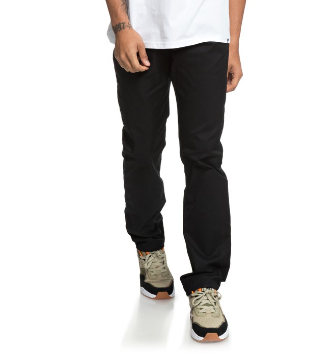 dcshoes, Worker Chinos, BLACK (kvj0) 0 Worker Chinos Black EDYNP03145 DC Shoes