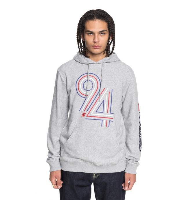 dcshoes, Cycles Lines - Felpa con cappuccio, GREY HEATHER (knfh) 0 Cycles Lines - Felpa con cappuccio Black EDYSF03153 DC Shoes