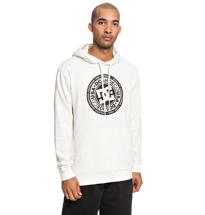 dcshoes, Circle Star - Hoodie for Men, SNOW WHITE (wbb0) 0 Circle Star - Hoodie for Men White EDYSF03183 DC Shoes