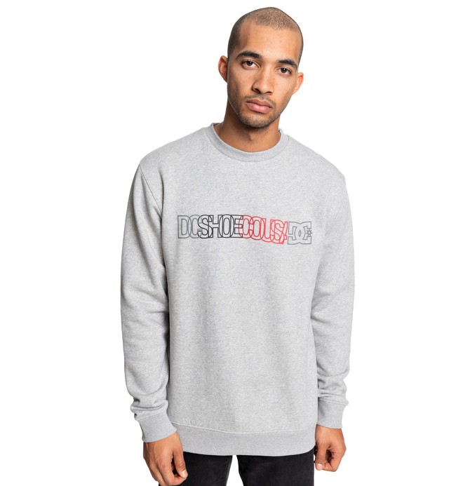 dcshoes, DC Battlefield - Sweat pour Homme, GREY HEATHER (knfh) 0 DC Battlefield - Sweat pour Homme Noir EDYSF03210 DC Shoes