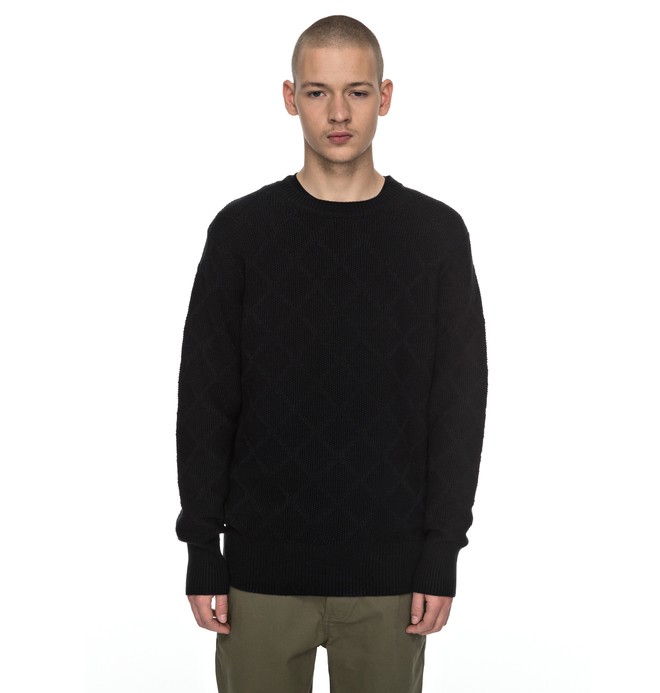 dcshoes, Solidify - Pull en maille pour Homme, BLACK (kvj0) 0 Solidify - Pull en maille pour Homme Noir EDYSW03027 DC Shoes