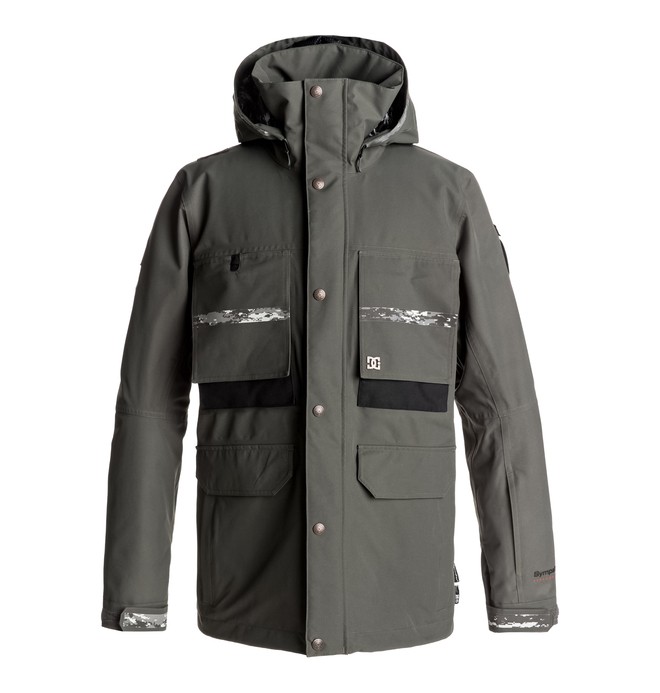 dcshoes, Company SPT Snow Jacket, DARK SHADOW (krp0) 0 Company SPT Snow Jacket Black EDYTJ03037 DC Shoes