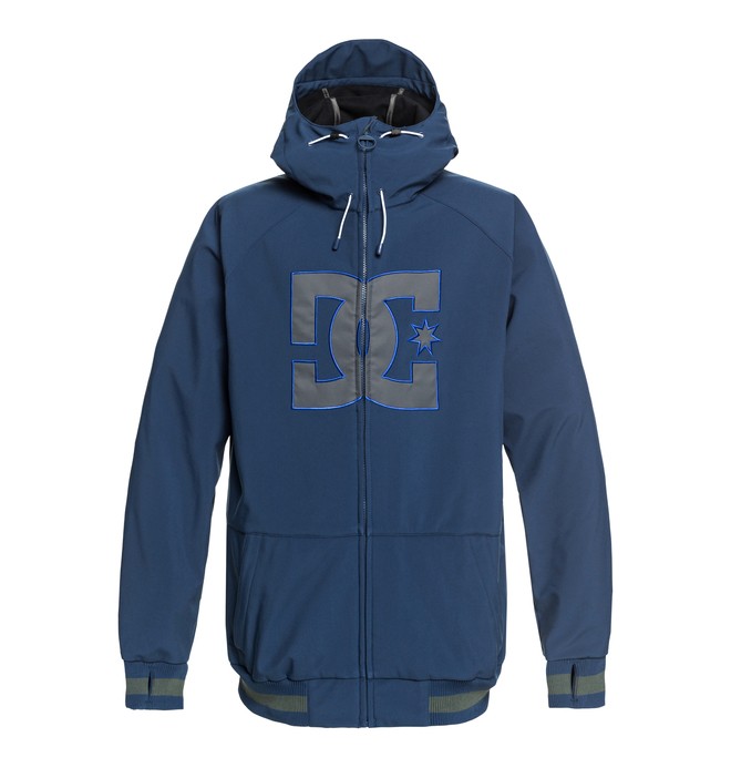 dcshoes, Original Spectrum - Softshell Bomber Snow Jacket for Men, INSIGNIA BLUE (bsn0) 0 Original Spectrum - Softshell Bomber Snow Jacket for Men Blue EDYTJ03082 DC Shoes