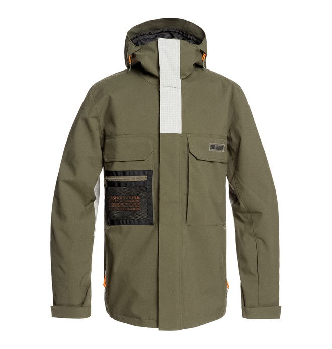 dcshoes, Defiant Snow Jacket, OLIVE NIGHT (crh0) 0 Defiant Snow Jacket EDYTJ03088 DC Shoes