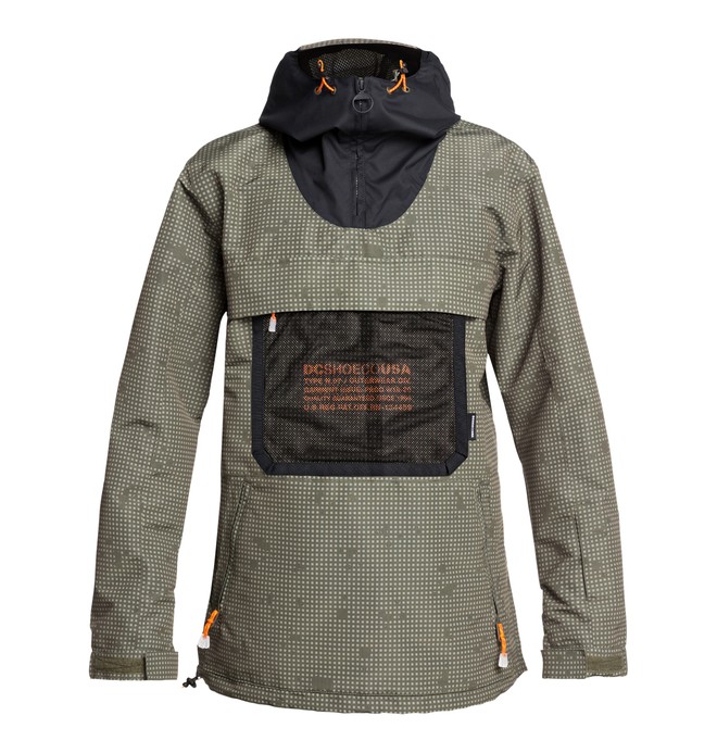 dcshoes, Asap Anorak - Packable Snow Jacket, OLIVE NIGHT DESERT NIGHT CAMO (crh6) 0 Asap Anorak - Packable Snow Jacket Brown EDYTJ03094 DC Shoes