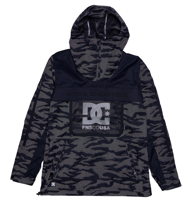 Mens FNS ASAP Shell Anorak Snowboard Jacket EDYTJ03102 DC Shoes