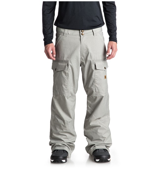 dcshoes, Code Snow Pants, NEUTRAL GRAY (skp0) 0 Code Snow Pants Grey EDYTP03035 DC Shoes