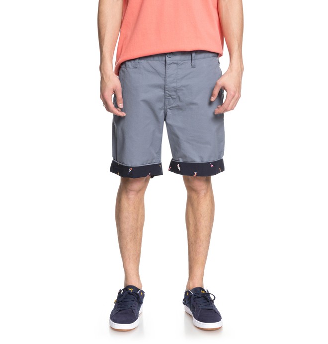 dcshoes, Hidden Gem 19" - Chino Shorts for Men, BLUE MIRAGE (bmk0) 0 Hidden Gem 19" - Chino Shorts for Men Blue EDYWS03098 DC Shoes