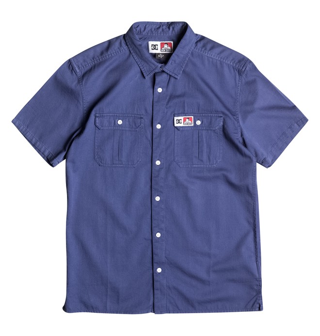 dcshoes, Men's Ben Davis Short Sleeve Shirt, VINTAGE INDIGO (bpy0) 0 Men's Ben Davis Short Sleeve Shirt EDYWT03074 DC Shoes