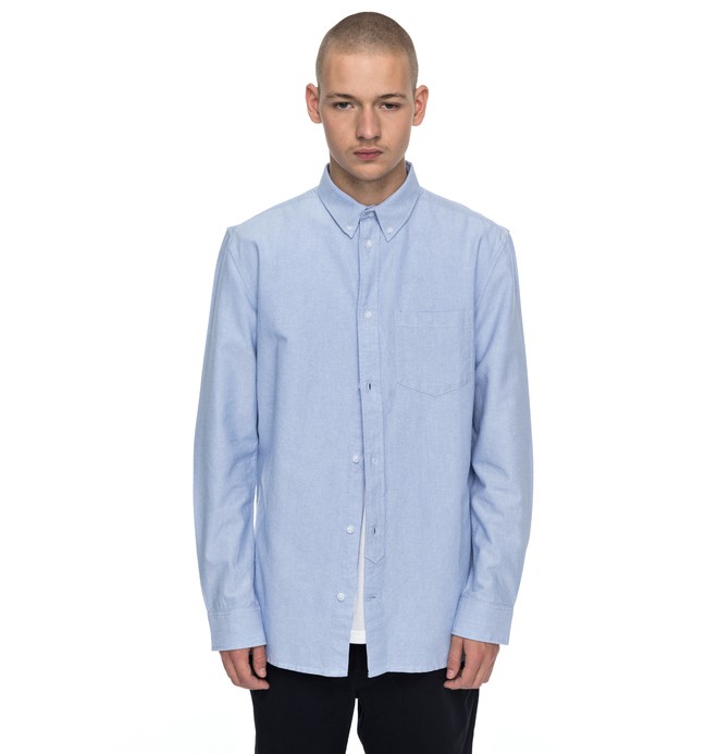 dcshoes, Classic Oxford - Chemise à manches longues pour Homme, LIGHT BLUE (bfn0) 0 Classic Oxford - Chemise à manches longues pour Homme Bleu EDYWT03157 DC Shoes