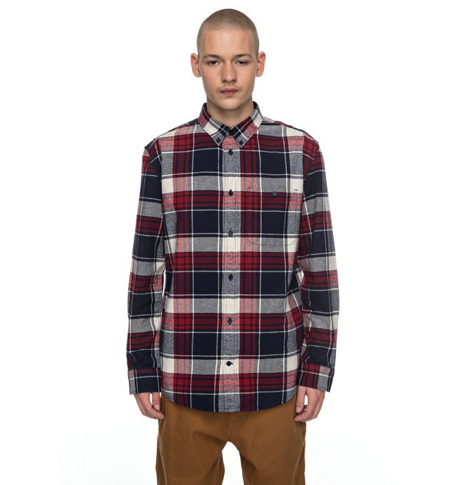 dcshoes, South Ferry - Chemise à manches longues pour Homme, RIO RED (rrk0) 0 South Ferry - Chemise à manches longues pour Homme Rouge EDYWT03160 DC Shoes