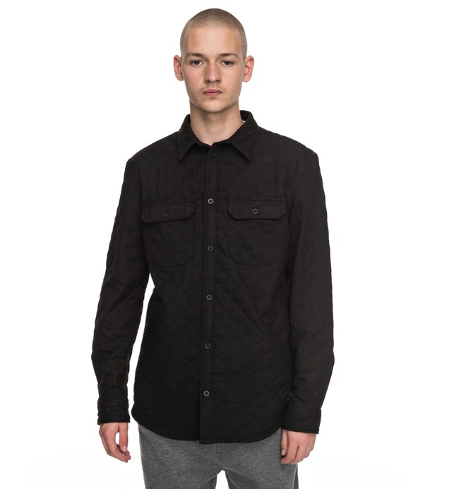 dcshoes, Saltwick - Chemise à manches longues pour Homme, BLACK (kvj0) 0 Saltwick - Chemise à manches longues pour Homme Noir EDYWT03169 DC Shoes