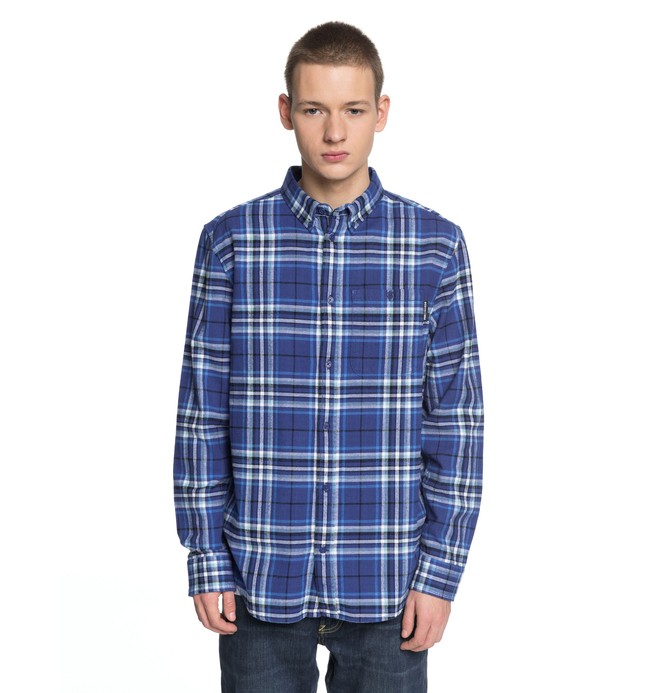 dcshoes, South Ferry - Chemise à manches longues pour Homme, SODALITE BLUE (byb0) 0 South Ferry - Chemise à manches longues pour Homme Bleu EDYWT03187 DC Shoes