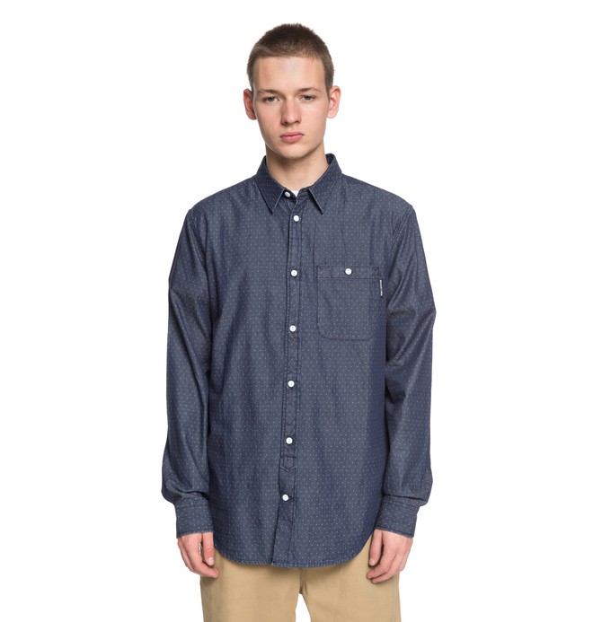 dcshoes, Swalendalen 2 - Langarm-Hemd für Männer, INDIGO RINSE (btkw) 0 Swalendalen 2 - Langarm-Hemd für Männer Blau EDYWT03190 DC Shoes