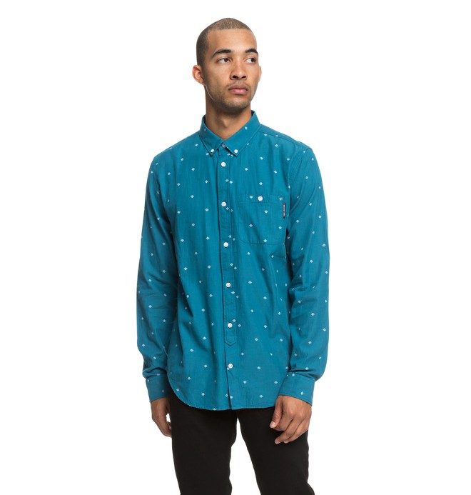 dcshoes, Squinter - Chemise à manches longues pour Homme, CORSAIR (brr0) 0 Squinter - Chemise à manches longues pour Homme Bleu EDYWT03206 DC Shoes