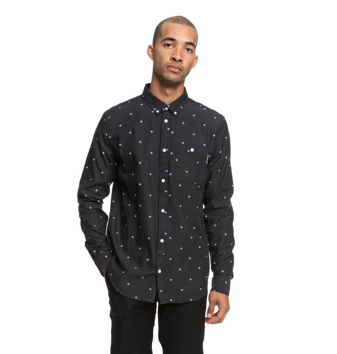 dcshoes, Squinter - Chemise à manches longues pour Homme, BLACK (kvj0) 0 Squinter - Chemise à manches longues pour Homme Noir EDYWT03206 DC Shoes