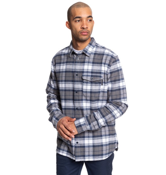 dcshoes, Camisa de Franela Manga Larga Marsha, WHITE (wbb0) 0 Camisa de Franela Manga Larga Marsha Blanco EDYWT03207 DC Shoes