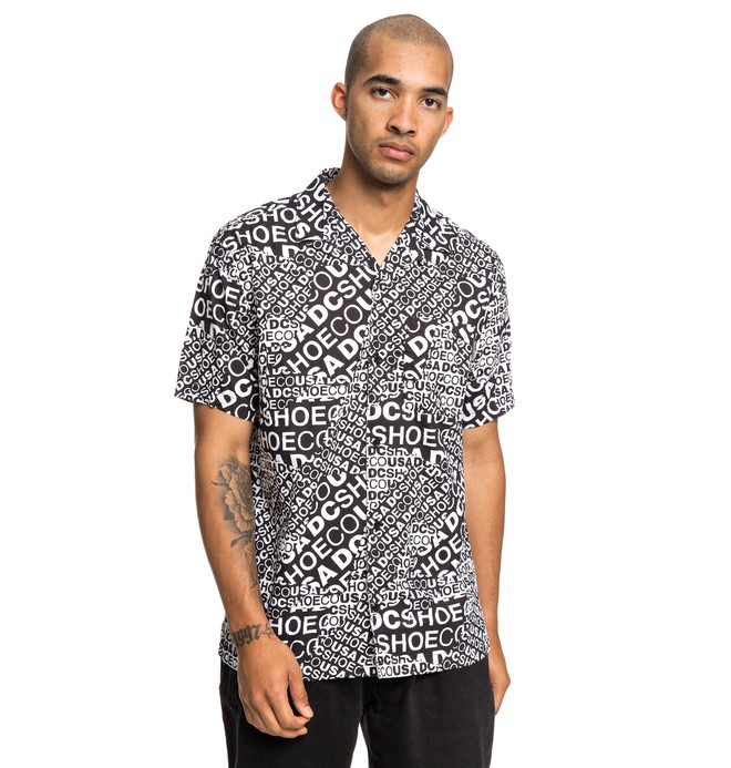 dcshoes, Last Resort - Camisa de Manga Corta para Hombre, SNOW WHITE (wbb0) 0 Last Resort - Camisa de Manga Corta para Hombre Blanco EDYWT03217 DC Shoes