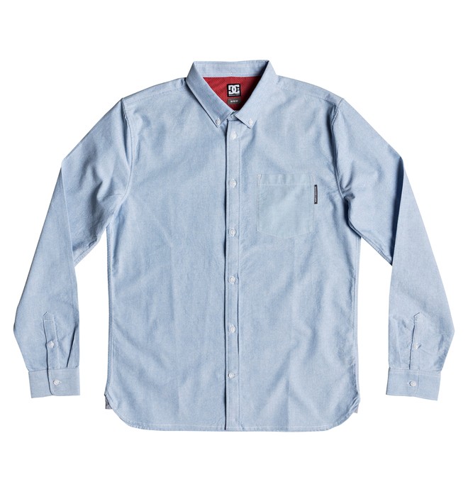 dcshoes, The Oxford - Chemise manches longues pour Homme, BRILLIANT BLUE (bnl0) 0 The Oxford - Chemise manches longues pour Homme Bleu EDYWT03225 DC Shoes