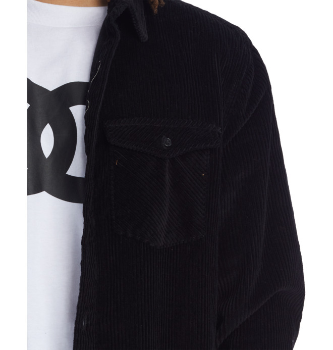 The Burough 2022 - Long Sleeve Corduroy Shirt for Men  EDYWT03257