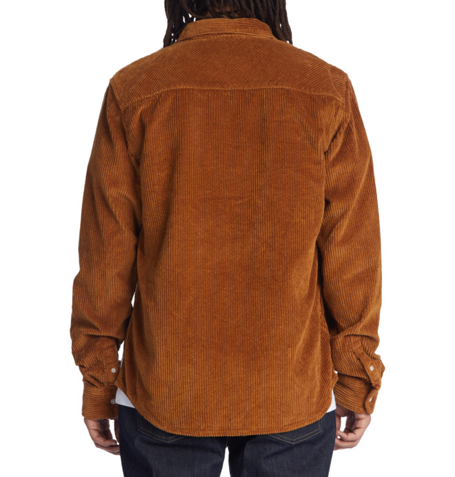 The Burough 2022 - Long Sleeve Corduroy Shirt for Men  EDYWT03257