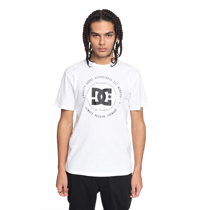 dcshoes, Rebuilt - T-Shirt für Männer, SNOW WHITE (wbb0) 0 Rebuilt - T-Shirt für Männer Weiss EDYZT03728 DC Shoes