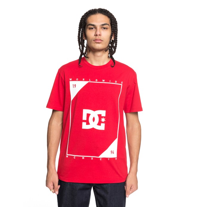 dcshoes, Middle Theory - T-Shirt für Männer, TANGO RED (rrh0) 0 Middle Theory - T-Shirt für Männer Rot EDYZT03756 DC Shoes