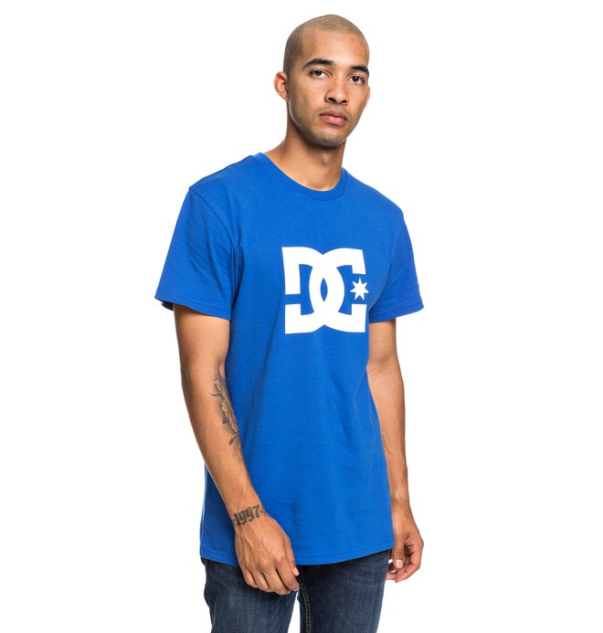 dcshoes, Star - T-Shirt for Men, NAUTICAL BLUE (bqr0) 0 Star - T-Shirt for Men Blue EDYZT03900 DC Shoes