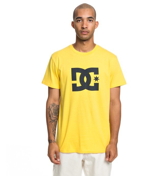 dcshoes, Star - T-Shirt for Men, DANDELION (yhh0) 0 Star - T-Shirt for Men Yellow EDYZT03900 DC Shoes