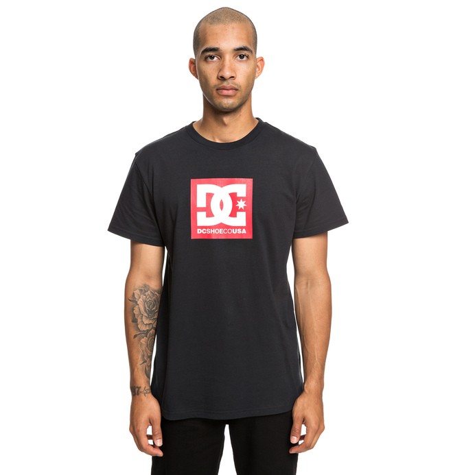 dcshoes, Футболка Square Star, BLACK (kvj0) 0 Футболка Square Star Черный EDYZT03902 DC Shoes