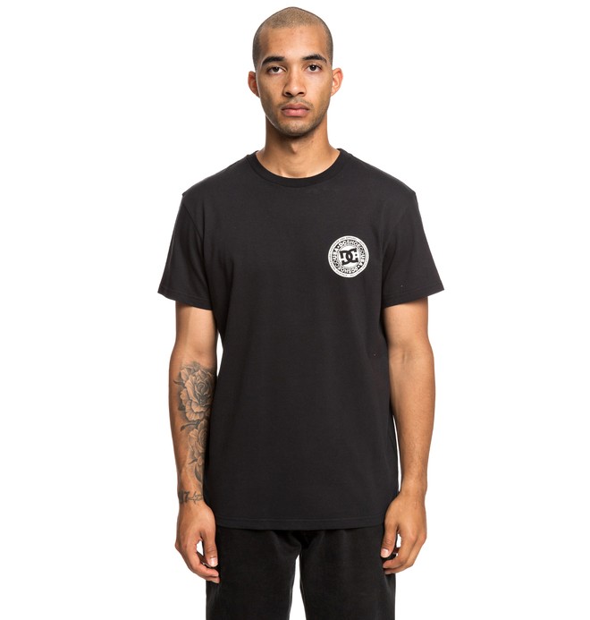 dcshoes, Circle Star - T-shirt pour Homme, BLACK (kvj0) 0 Circle Star - T-shirt pour Homme Noir EDYZT03903 DC Shoes