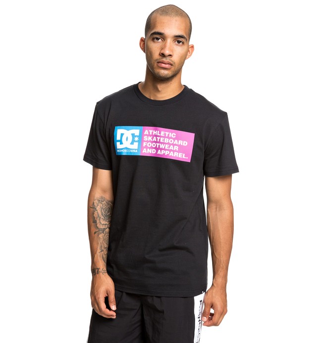 dcshoes, Vertical Zone - T-shirt pour Homme, BLACK (kvj0) 0 Vertical Zone - T-shirt pour Homme Noir EDYZT03904 DC Shoes