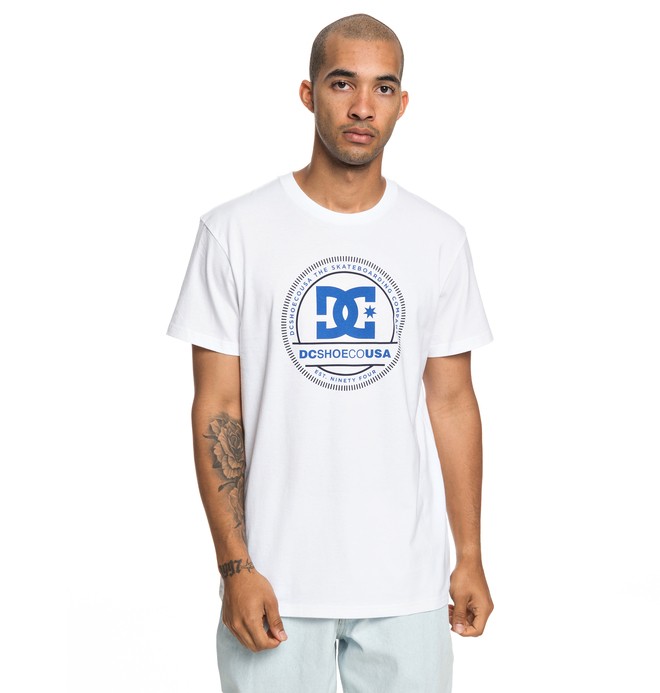 dcshoes, Phenomom - T-shirt pour Homme, SNOW WHITE (wbb0) 0 Phenomom - T-shirt pour Homme Blanc EDYZT03907 DC Shoes