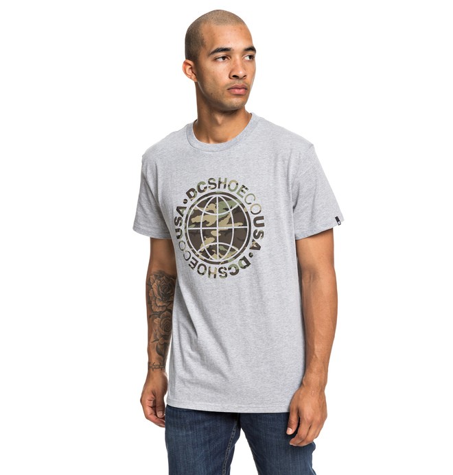 dcshoes, Футболка Cardinal, GREY HEATHER (knfh) 0 Футболка Cardinal Черный EDYZT03933 DC Shoes