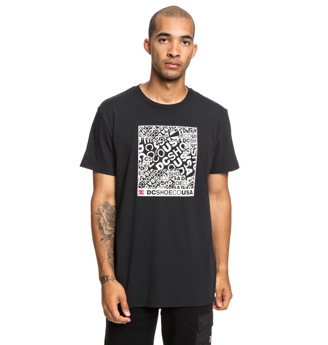 dcshoes, Cover Up - T-shirt pour Homme, BLACK (kvj0) 0 Cover Up - T-shirt pour Homme Noir EDYZT03939 DC Shoes