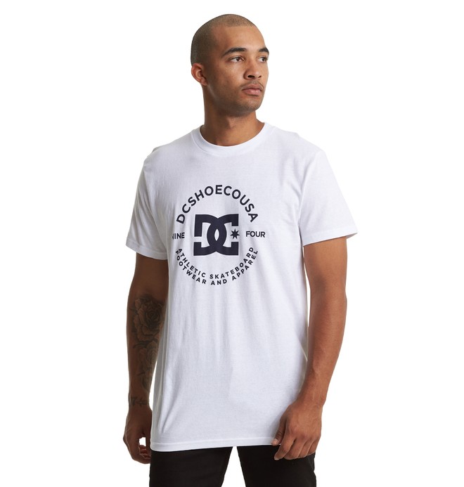 dcshoes, Work Infinite Tee, SNOW WHITE (wbb0) 0 Work Infinite Tee White EDYZT04059 DC Shoes