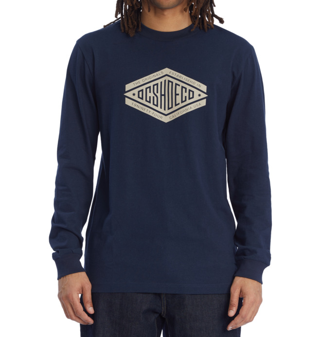 DC Stamped - Long Sleeve T-Shirt for Men  EDYZT04269