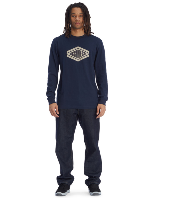 DC Stamped - Long Sleeve T-Shirt for Men  EDYZT04269
