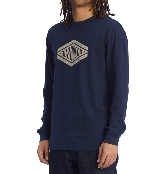 DC Stamped - Long Sleeve T-Shirt for Men  EDYZT04269