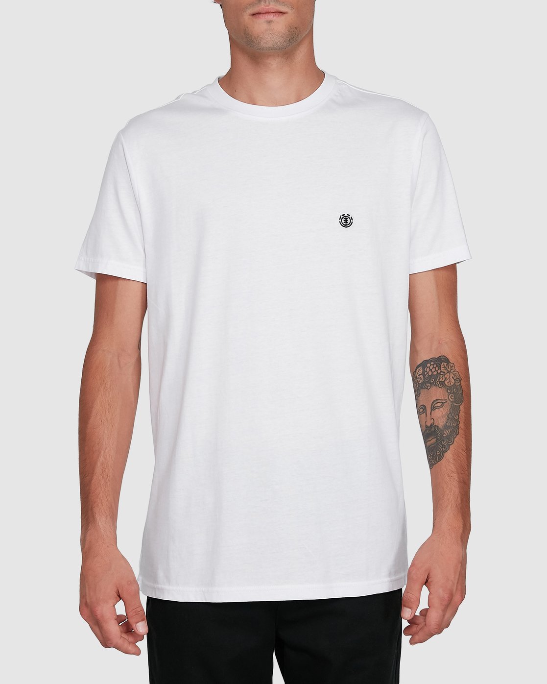 0 Cornell Short Sleeve Tee White 107004 Element