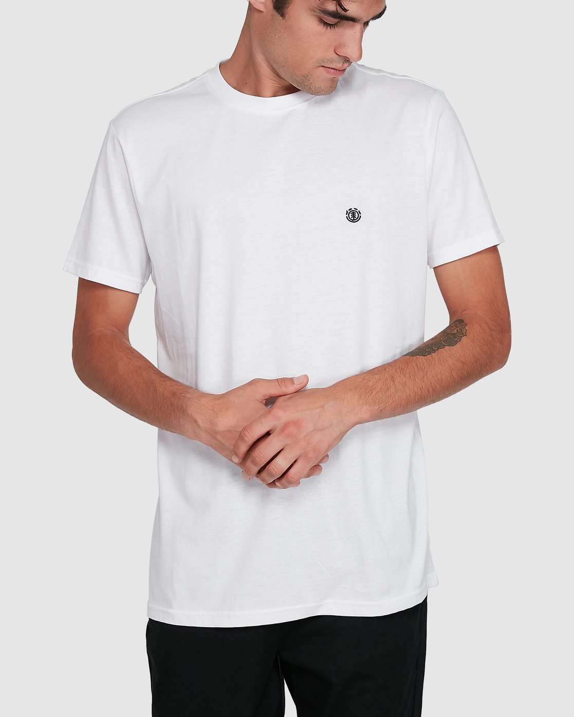 1 Cornell Short Sleeve Tee White 107004 Element