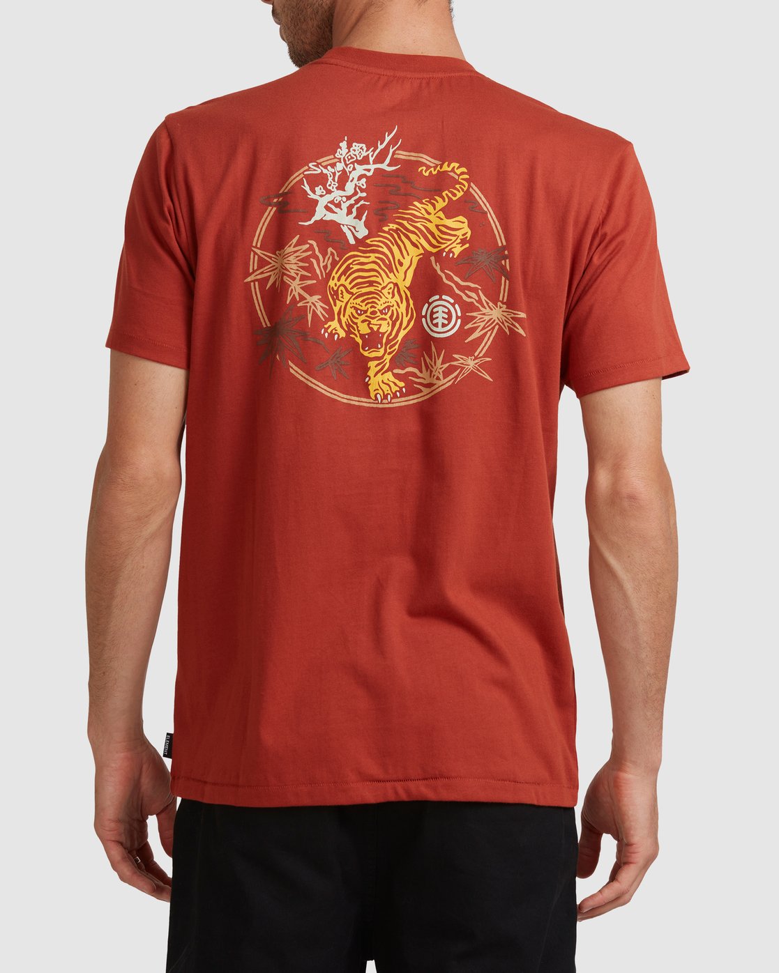 3 TIGER PALM SHORT SLEEVE TSHIRT  117001 Element