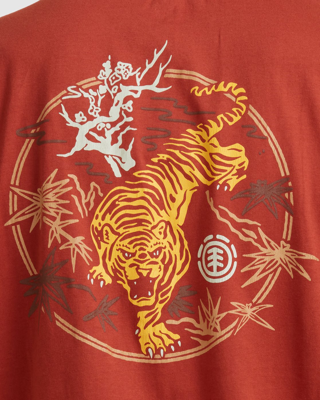 4 TIGER PALM SHORT SLEEVE TSHIRT  117001 Element