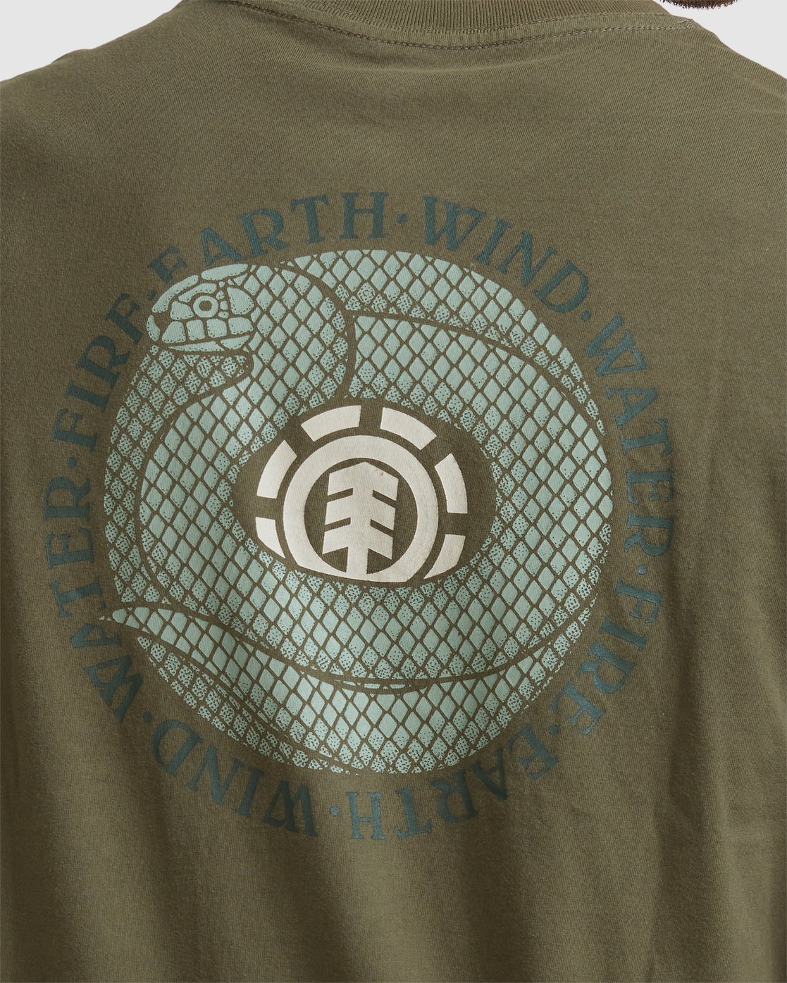 4 GARTER SS TEE Green 117007 Element