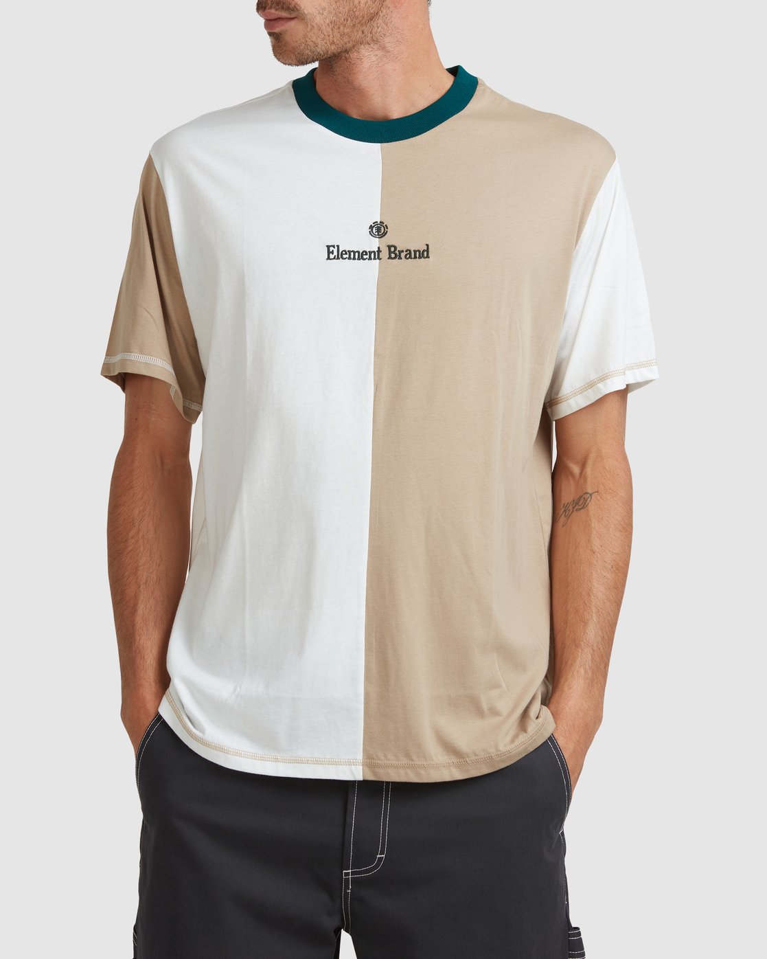 0 BLOX SHORT SLEEVE T SHIRT Grey 117010 Element