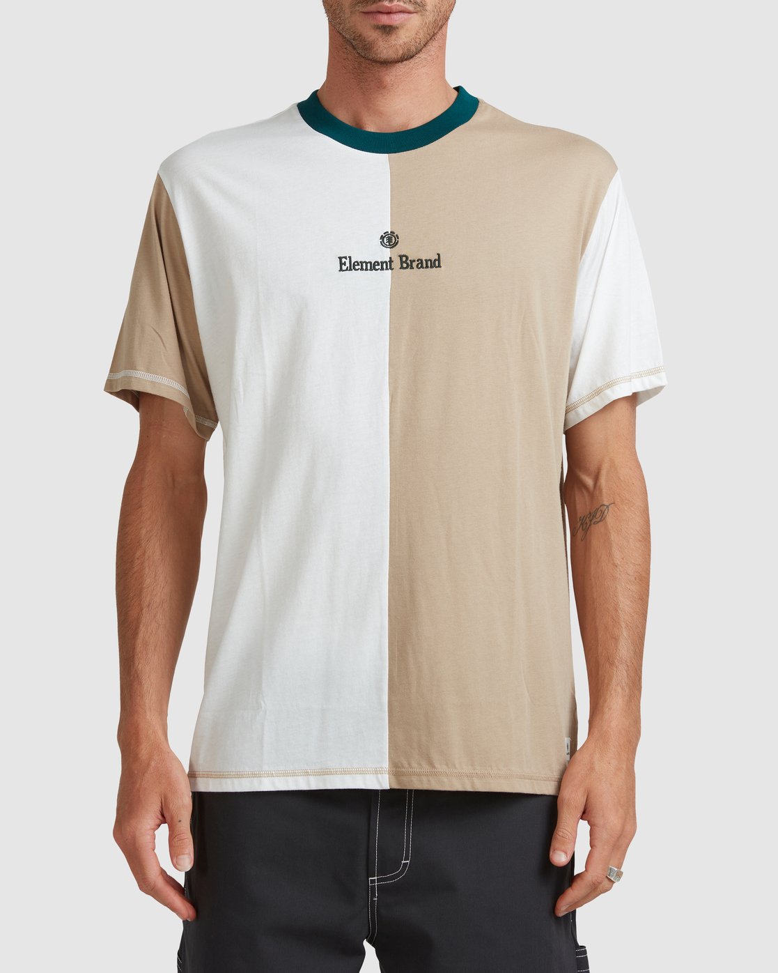 1 BLOX SHORT SLEEVE T SHIRT Grey 117010 Element