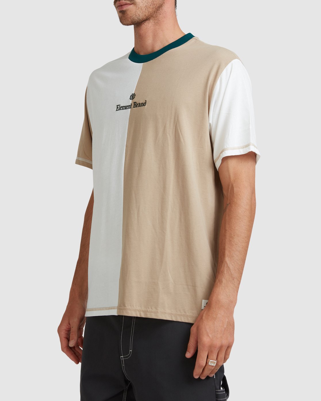 2 BLOX SHORT SLEEVE T SHIRT Grey 117010 Element