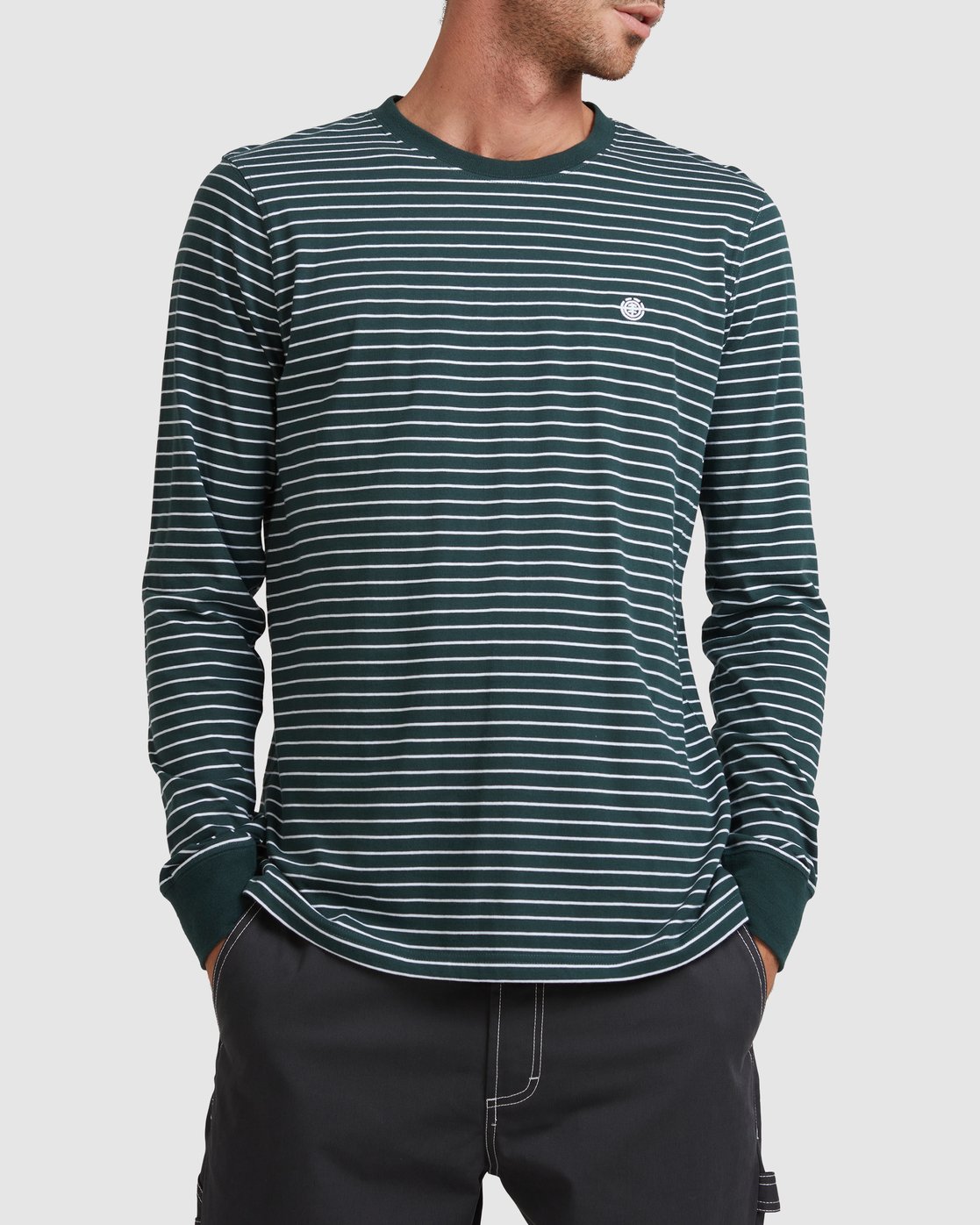 0 PAUL LS TEE Green 117054 Element